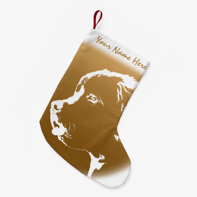 Newfoundland Dog Christmas Stocking Dog Stockings (Front (Hanging))