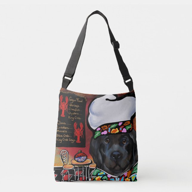 Newfoundland Dog            Crossbody Bag (Front)