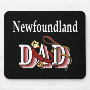 Newfoundland Dog Dad Gifts Mouse Mat