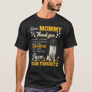 Newfoundland Dog Dear Mummy Thank You For Being My T-Shirt