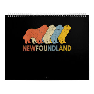 Newfoundland dog dog lovers valentines gift calendar