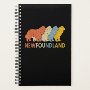 Newfoundland dog dog lovers valentines gift planner