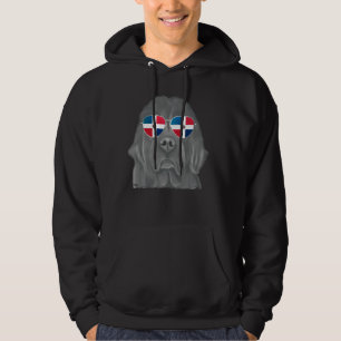 Newfoundland Dog Dominican Flag Sunglasses Hoodie