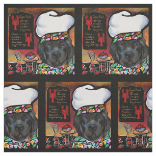 Newfoundland Dog Fabric