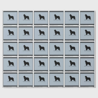 newfoundland dog gift wrap
