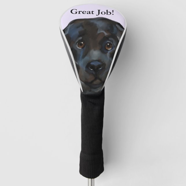 Newfoundland Dog       Golf Head Cover (Front)