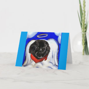 Newfoundland Dog Holiday Card
