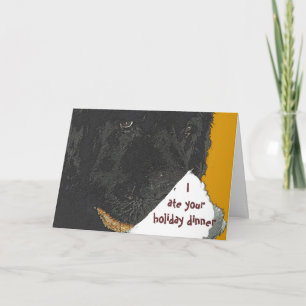 Newfoundland dog Holiday Card