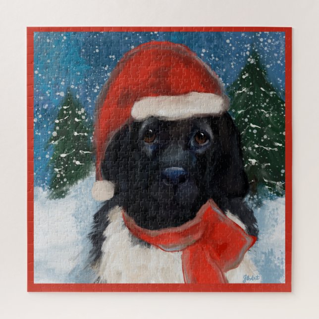 NEWFOUNDLAND  DOG JIGSAW PUZZLE (Vertical)