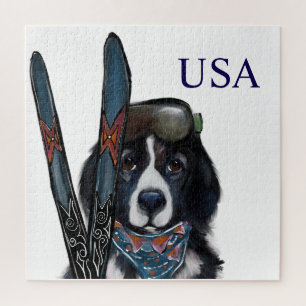 NEWFOUNDLAND DOG  JIGSAW PUZZLE