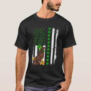 Newfoundland Dog Lover St Patrick's Day Puppy Cost T-Shirt