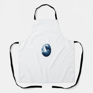 Newfoundland Dog Moon Dog Mum Dad Women Men Dog Lo Apron