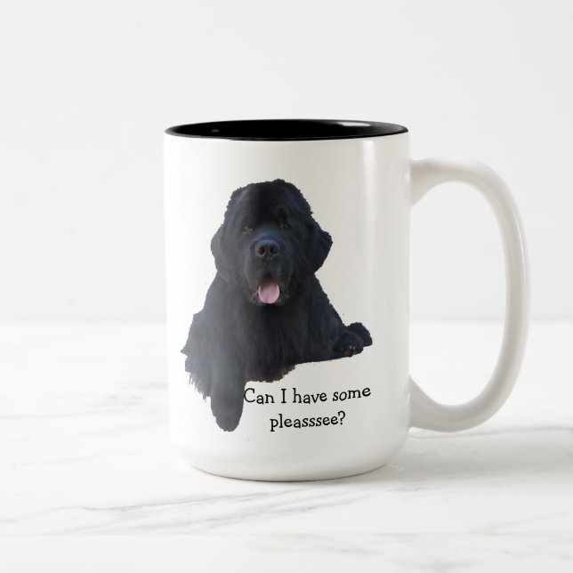 Newfoundland Dog Mug (Right)