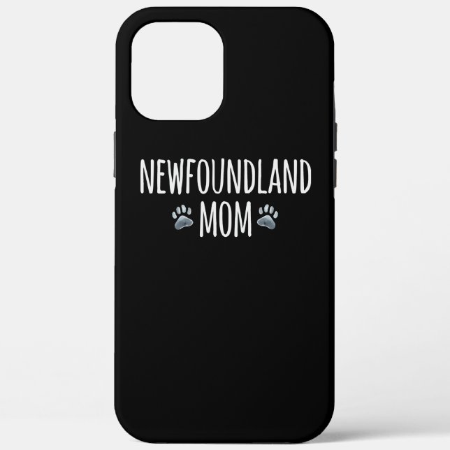 Newfoundland dog mum | dog lover paws gift Case-Mate iPhone case (Back)