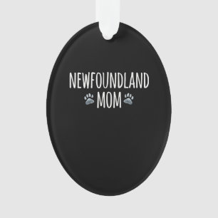 Newfoundland dog mum dog lover paws gift ornament