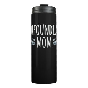 Newfoundland dog mum dog lover paws gift thermal tumbler