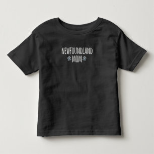Newfoundland dog mum dog lover paws gift toddler T-Shirt