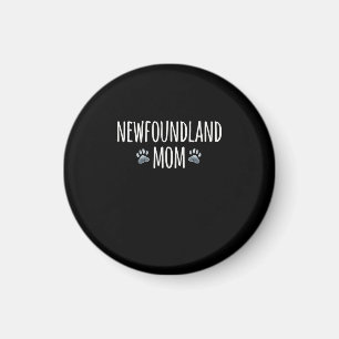 Newfoundland dog mum   Dog paws design Magnet