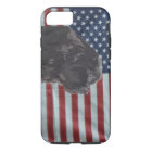 Newfoundland Dog Patriotic phone case