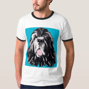 Newfoundland Dog Portrait T-Shirt