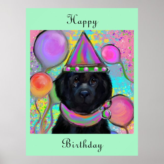 Newfoundland Dog     Poster (Front)