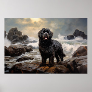 Newfoundland dog poster