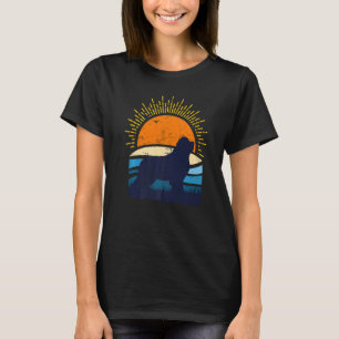 Newfoundland Dog Retro  2 T-Shirt