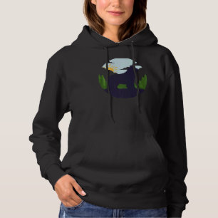Newfoundland Dog Retro 8 Hoodie