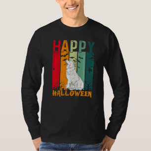 Newfoundland Dog Retro Style Halloween Dinner Par T-Shirt