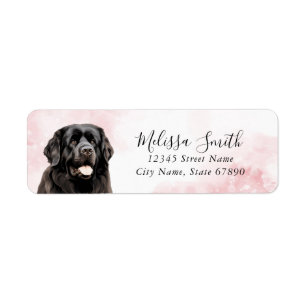 Newfoundland Dog Return Address Labels
