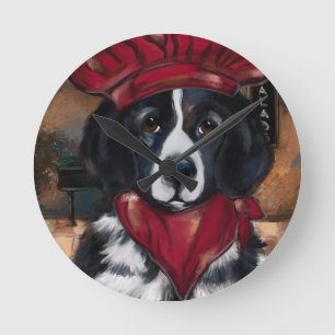 Newfoundland Dog       Round Clock