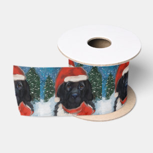 NEWFOUNDLAND DOG SATIN RIBBON