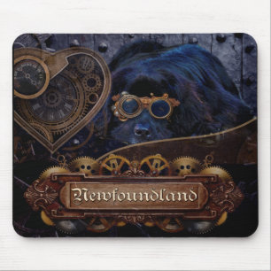 Newfoundland Dog Steampunk Style! Mouse Mat