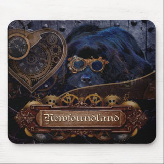 Newfoundland Dog Steampunk Style! Mouse Mat