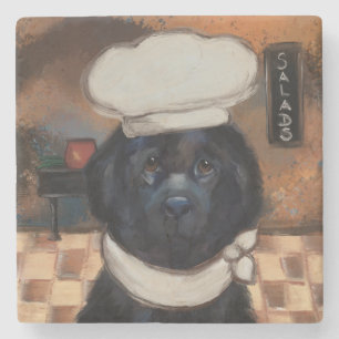 Newfoundland Dog Stone Coaster