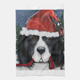 Newfoundland Dog Tea Towel