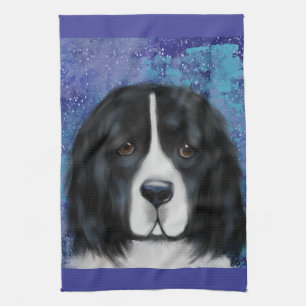 Newfoundland Dog Tea Towel
