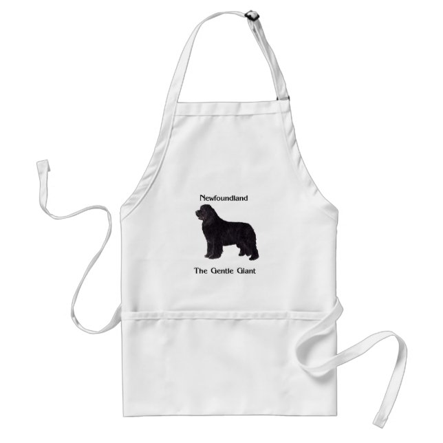 Newfoundland Dog The Gentle Giant Standard Apron (Front)