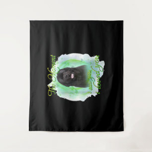 Newfoundland Dog The Moment I Saw You I Love You Tapestry
