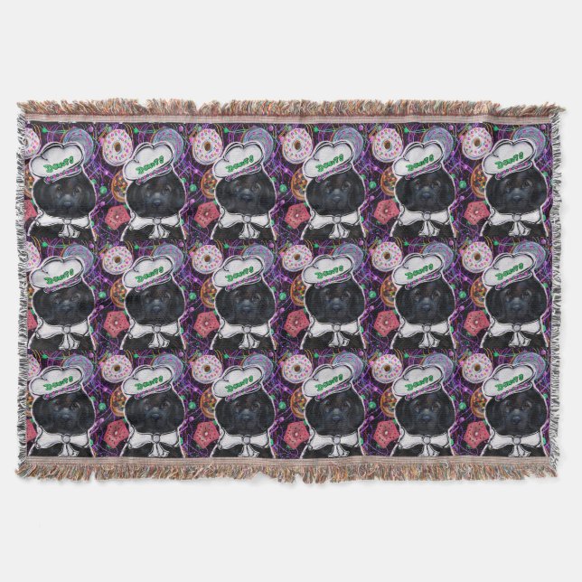 Newfoundland Dog         Throw Blanket (Front)