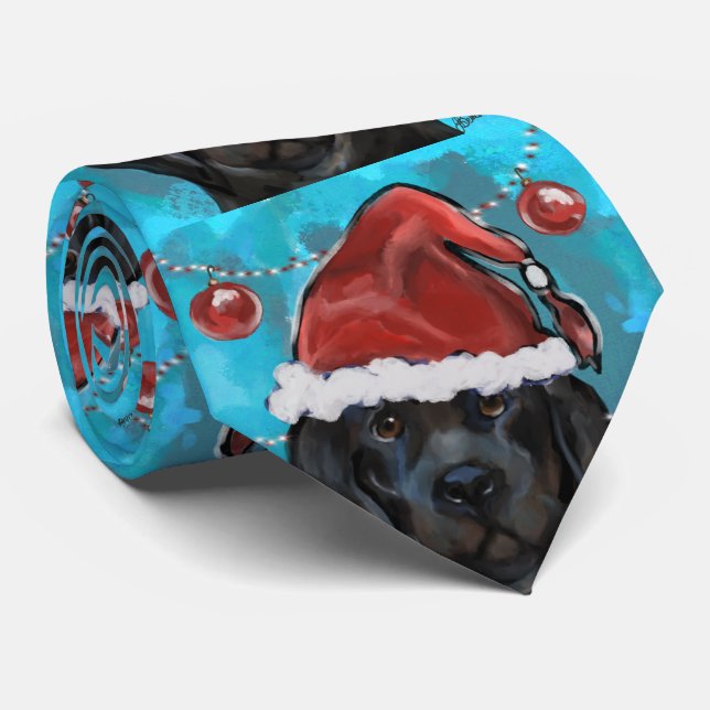 Newfoundland Dog         Tie (Rolled)