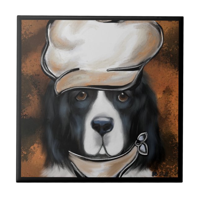 Newfoundland Dog Tile (Front)