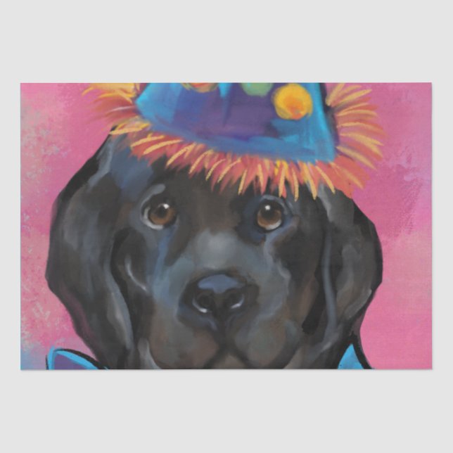 Newfoundland Dog         Tissue Paper (Front)