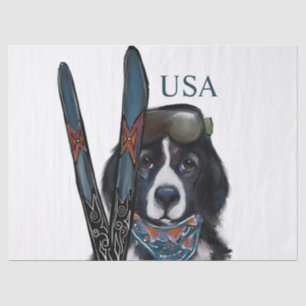 NEWFOUNDLAND DOG  TISSUE PAPER