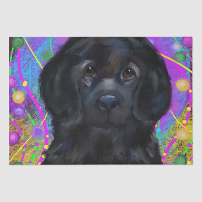 Newfoundland Dog                    Tissue Paper (Front)