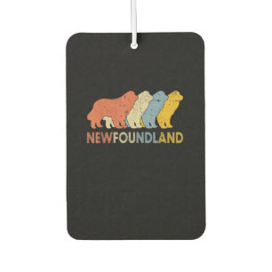 Newfoundland dog valentines day Love day gift Car Air Freshener