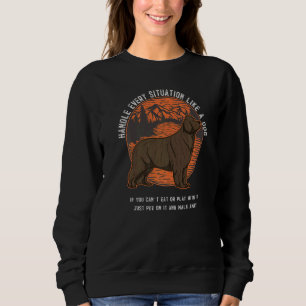 Newfoundland Dog Vintage 5 Sweatshirt