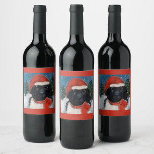 NEWFOUNDLAND  DOG WINE LABEL