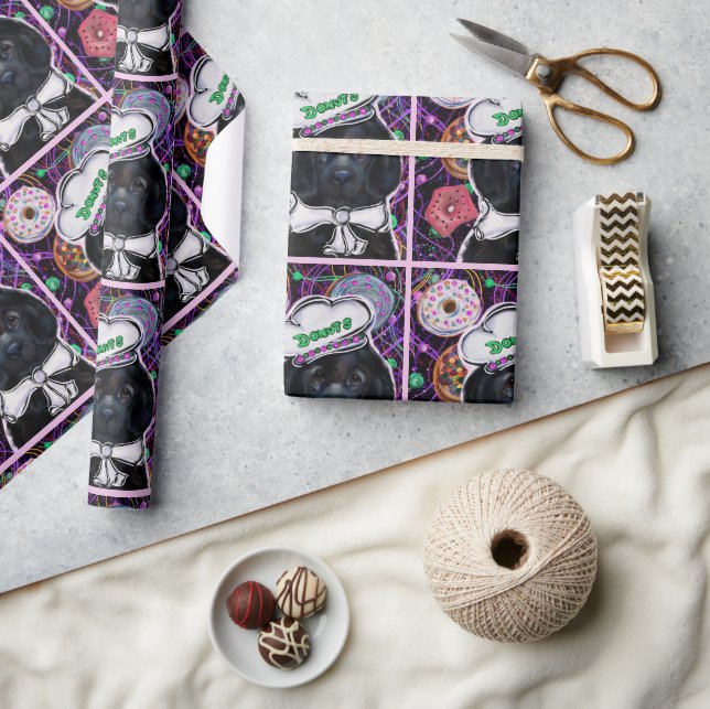 Newfoundland Dog         Wrapping Paper (Crafts)