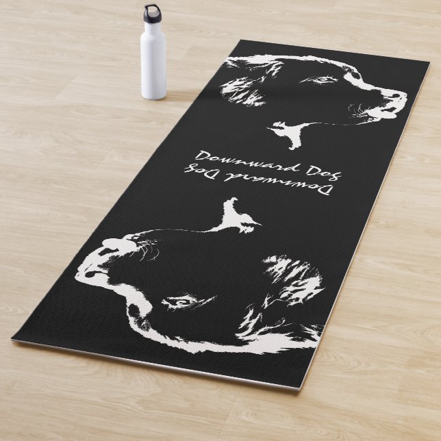 Newfoundland Dog Yoga Mats Puppy Dog Yoga Mat (In Situ)